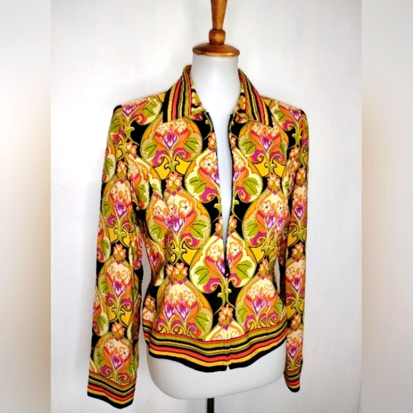 DELIGHTFUL SILK MAGGIE LONDON JACKET - Picture 1 of 11